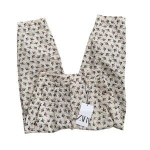 NWT Zara Boho Floral Trouser Pants